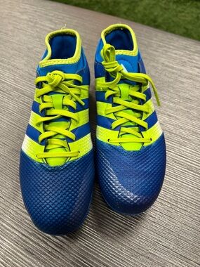 adidas ace 16.3 predator s Blue and Neon Green Sport Sneakersy